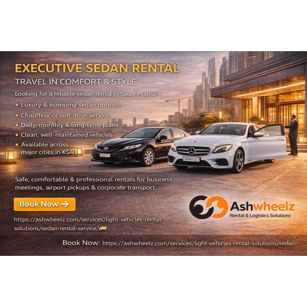 Executive Sedan Rental – Travel in Comfort & Style